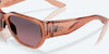 [Rose Gradient Polarized Glass Lenses, Translucent Pink Sands Frame]