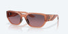 [Rose Gradient Polarized Glass Lenses, Translucent Pink Sands Frame]