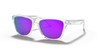 [Prizm Violet Lenses, Polished Clear Frame]