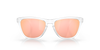 [Prizm Rose Gold Lenses, Matte Clear Frame]