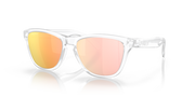 Prizm Rose Gold Lenses, Matte Clear Frame