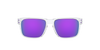 [Prizm Violet Lenses, Polished Clear Frame]