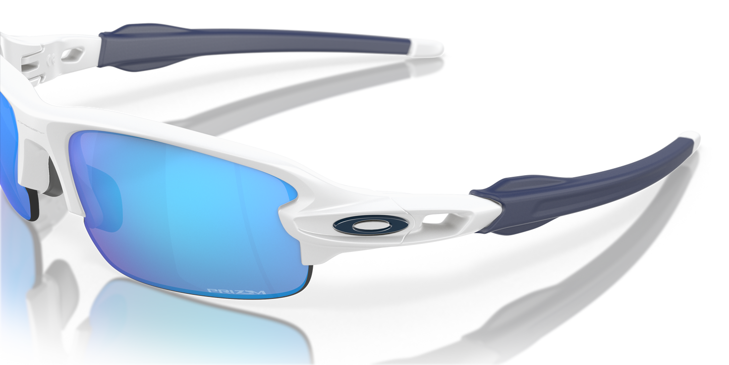[Prizm Sapphire Lenses, Matte White Frame]