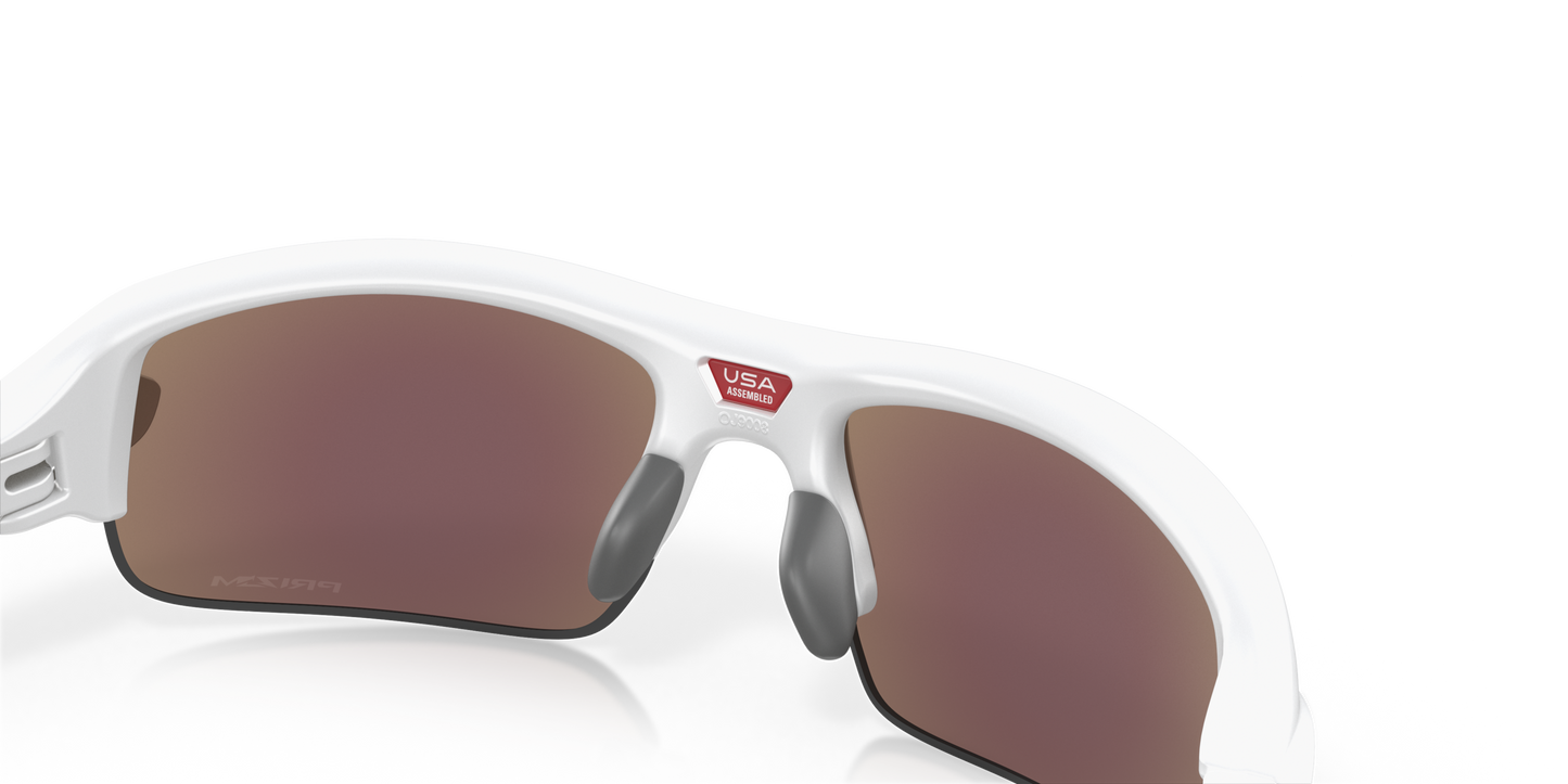 [Prizm Sapphire Lenses, Matte White Frame]