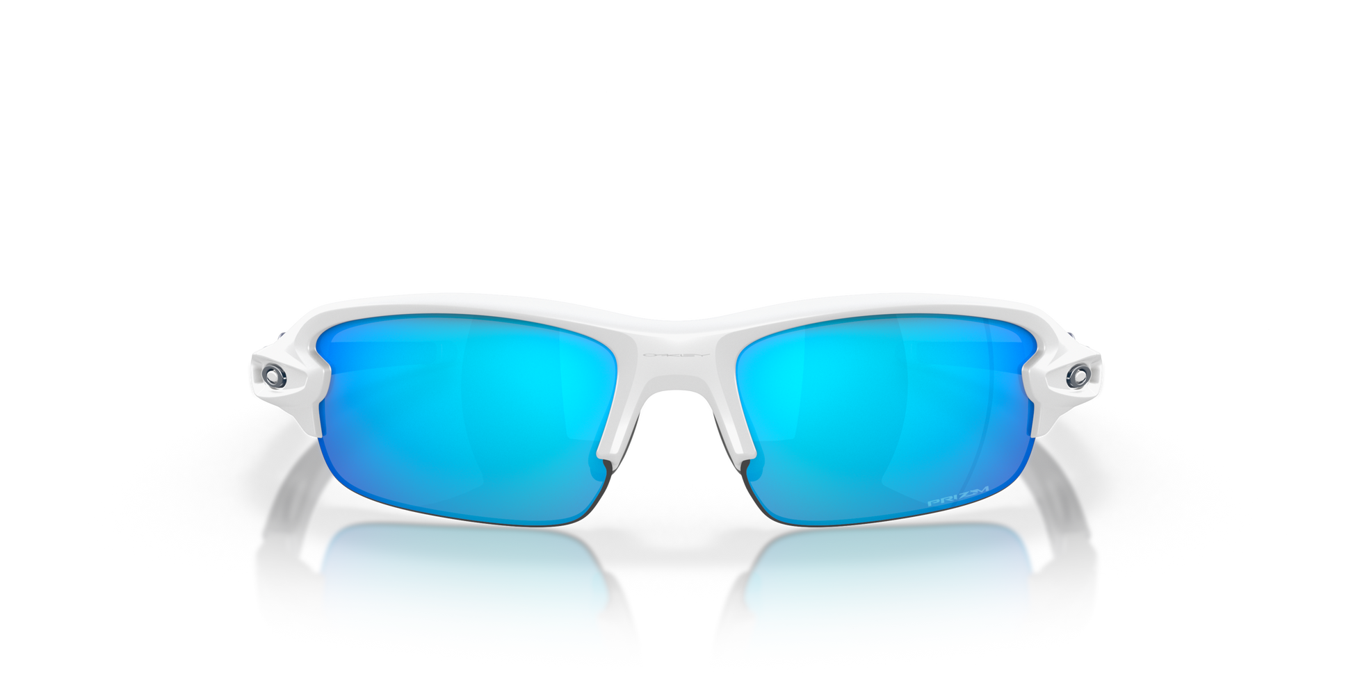 [Prizm Sapphire Lenses, Matte White Frame]