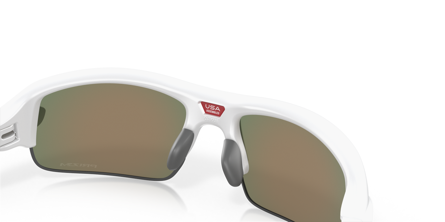 [Prizm Ruby Lenses, Matte White Frame]