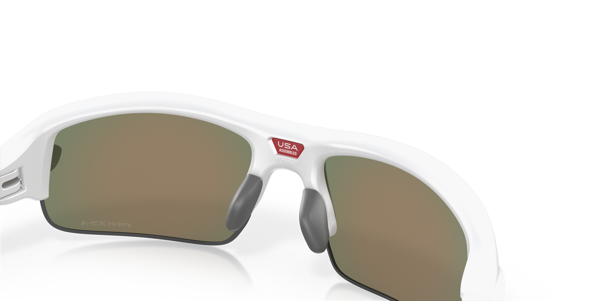 [Prizm Ruby Lenses, Matte White Frame]