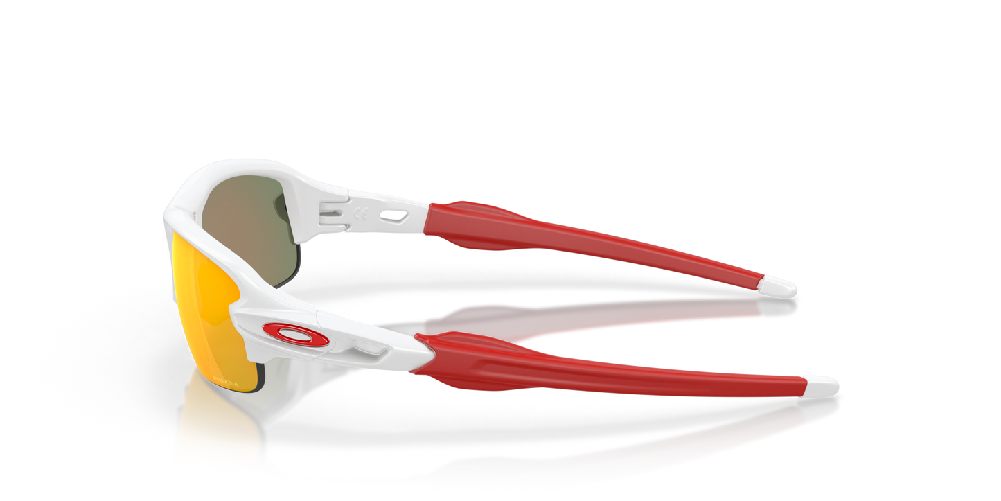 [Prizm Ruby Lenses, Matte White Frame]