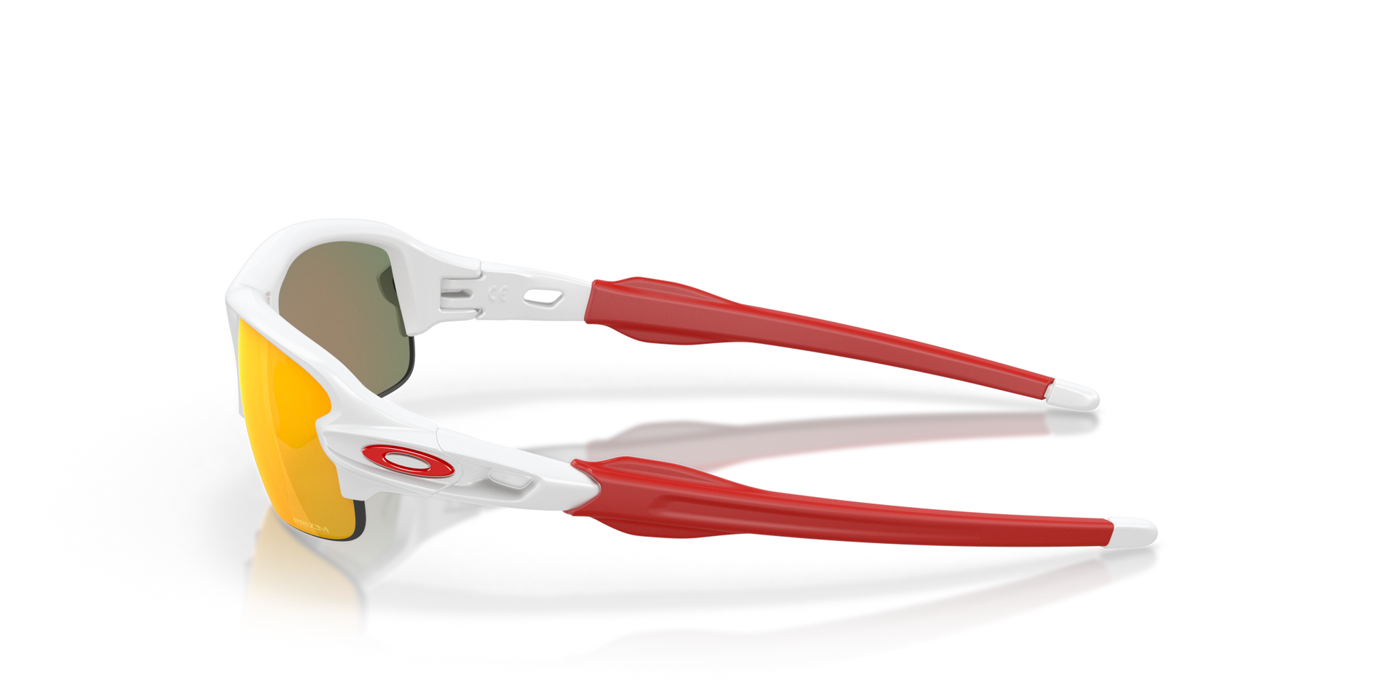 [Prizm Ruby Lenses, Matte White Frame]