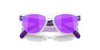 [Prizm Violet Lenses, Clear Frame]