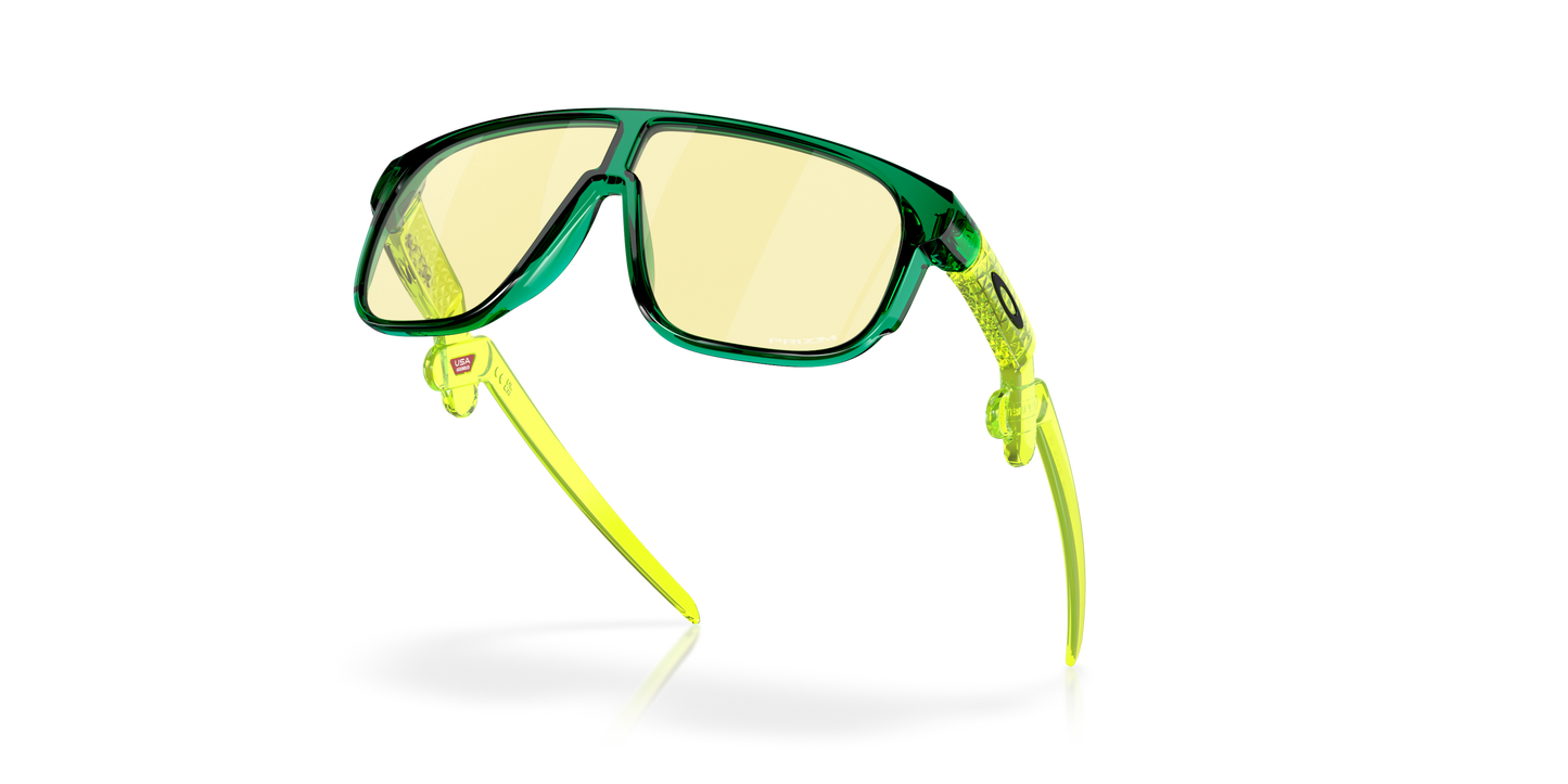 [Prizm Gaming™ 2.0 Lenses, Crystal Green Frame]