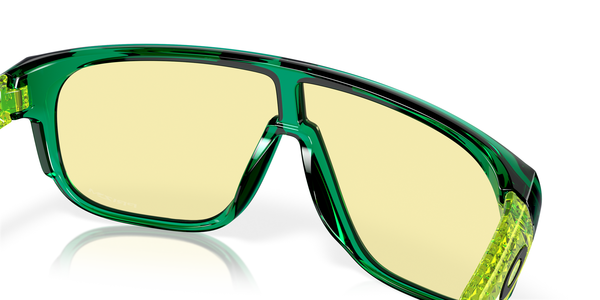 [Prizm Gaming™ 2.0 Lenses, Crystal Green Frame]
