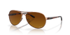 [Brown Gradient Polarized Lenses, Rose Gold Frame]