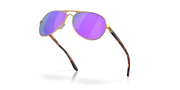 Prizm Violet Polarized Lenses, Satin Gold Frame