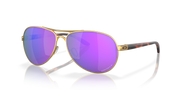 Prizm Violet Polarized Lenses, Satin Gold Frame