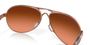 Prizm Brown Gradient Lenses, Rose Gold Frame