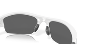 Black Iridium Lenses, Polished White Frame