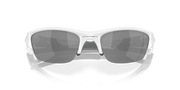 Black Iridium Lenses, Polished White Frame