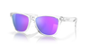 [Prizm Violet Lenses, Polished Clear Frame]