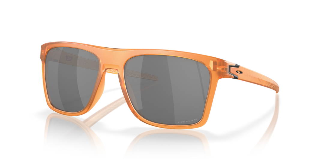 [Prizm Black Polarized Lenses, Matte Transparent Ginger Frame]