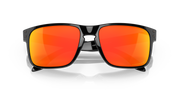 Prizm Ruby Polarized Lenses, Polished Black Frame