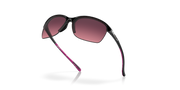 Rose Gradient Polarized Lenses, Polished Black Frame