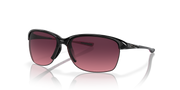 Rose Gradient Polarized Lenses, Polished Black Frame