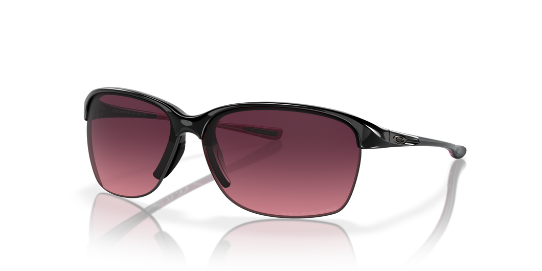 [Rose Gradient Polarized Lenses, Polished Black Frame]