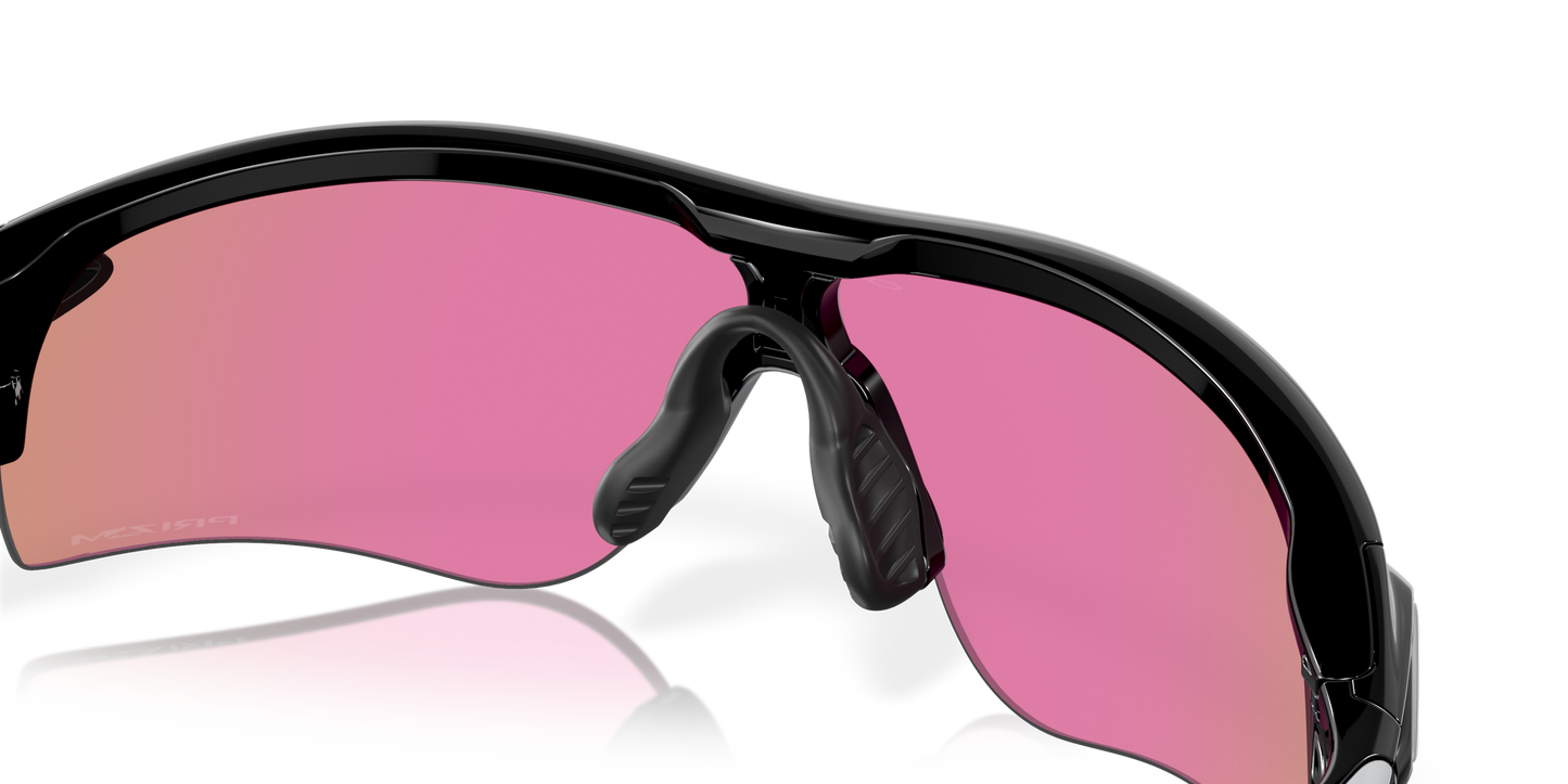 [Prizm Golf Lenses, Polished Black Frame]