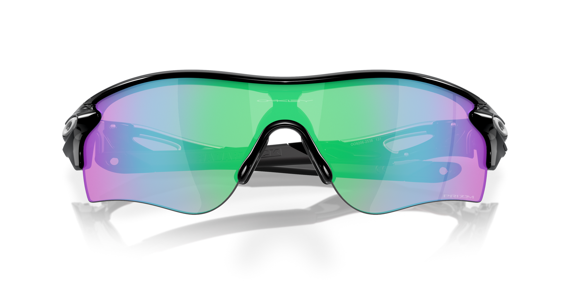 [Prizm Golf Lenses, Polished Black Frame]