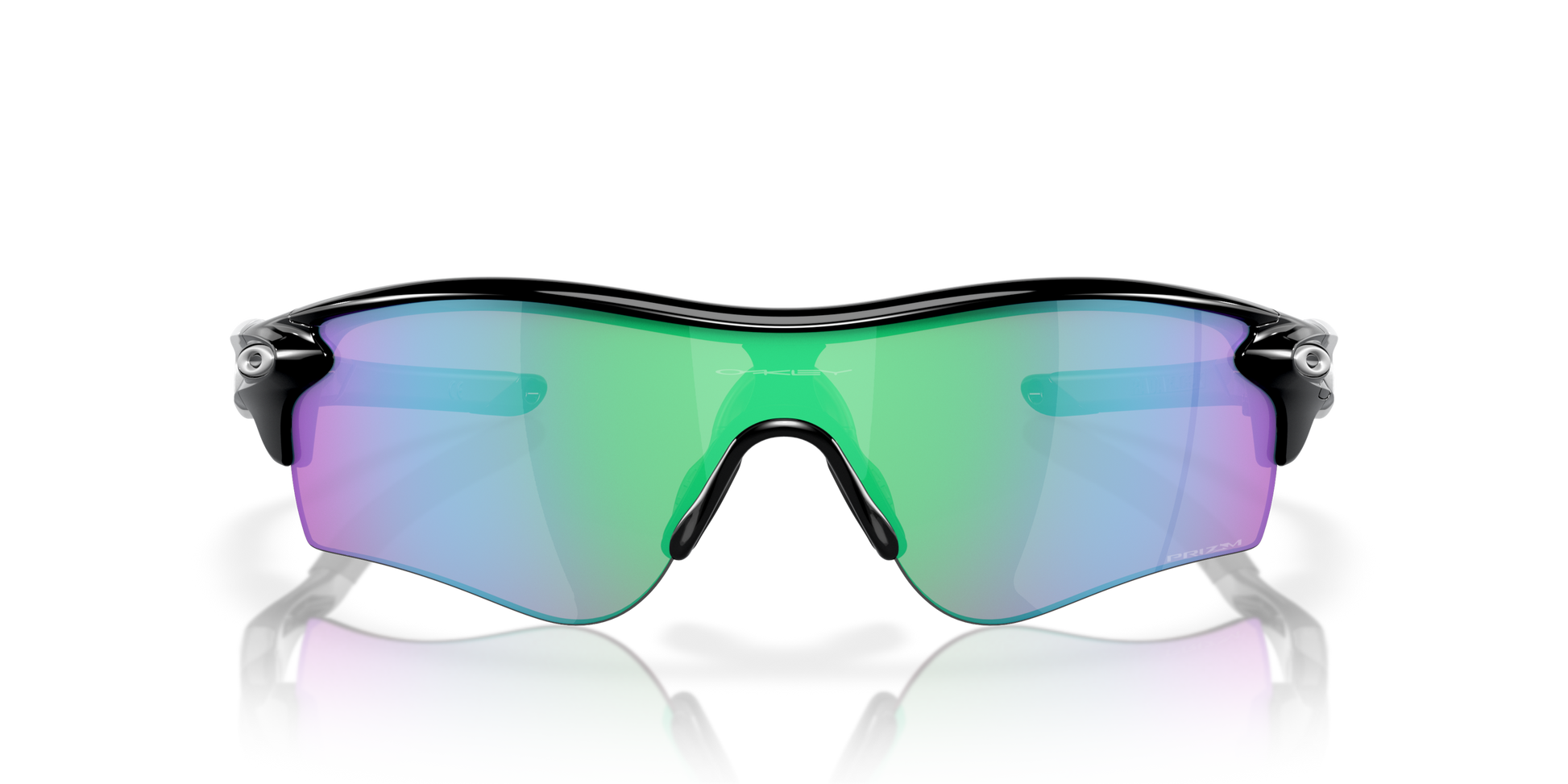 [Prizm Golf Lenses, Polished Black Frame]