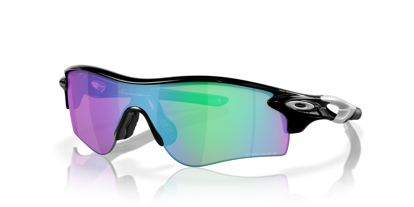 [Prizm Golf Lenses, Polished Black Frame]