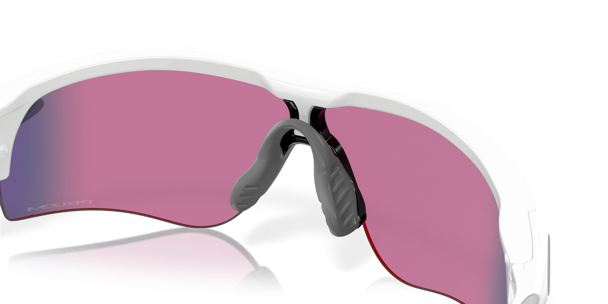 [Prizm Road Lenses, Polished White Frame]