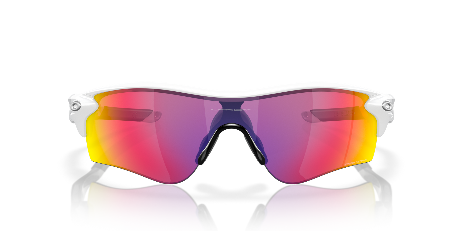 [Prizm Road Lenses, Polished White Frame]