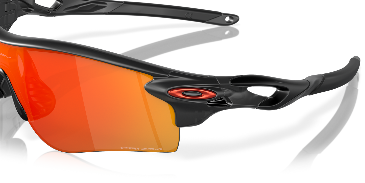 [Prizm Ruby Lenses, Matte Black Ink Frame]