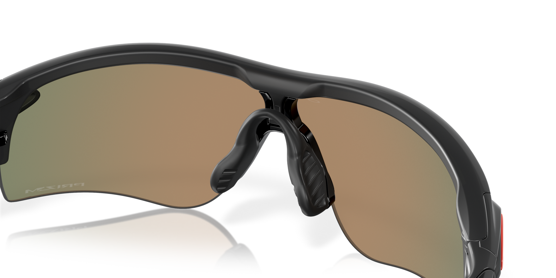 [Prizm Ruby Lenses, Matte Black Ink Frame]