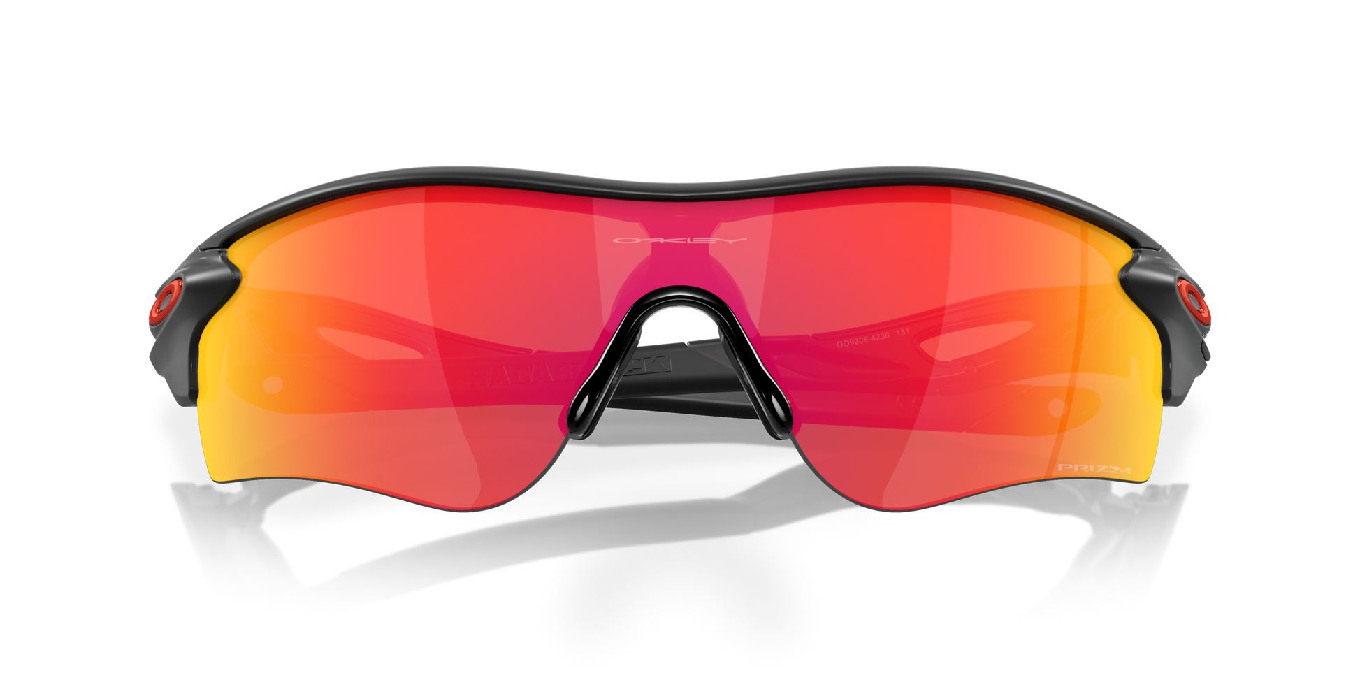 [Prizm Ruby Lenses, Matte Black Ink Frame]
