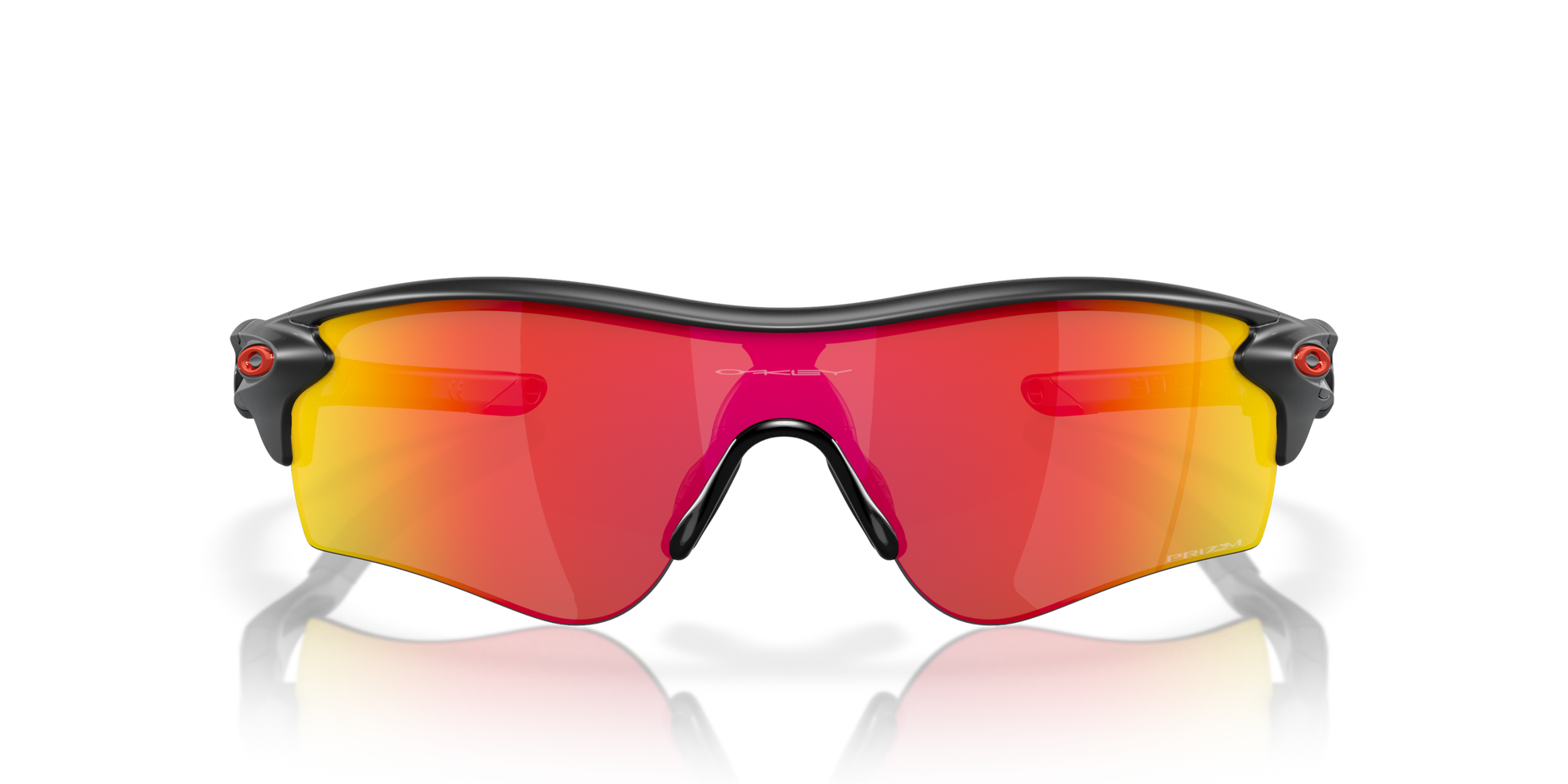 [Prizm Ruby Lenses, Matte Black Ink Frame]