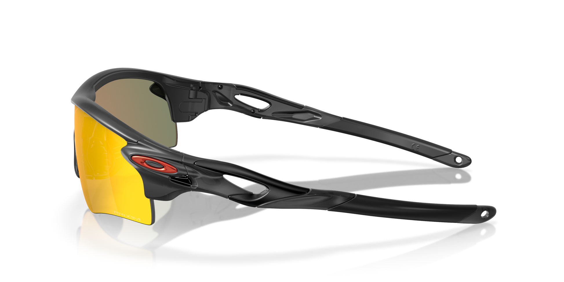 [Prizm Ruby Lenses, Matte Black Ink Frame]