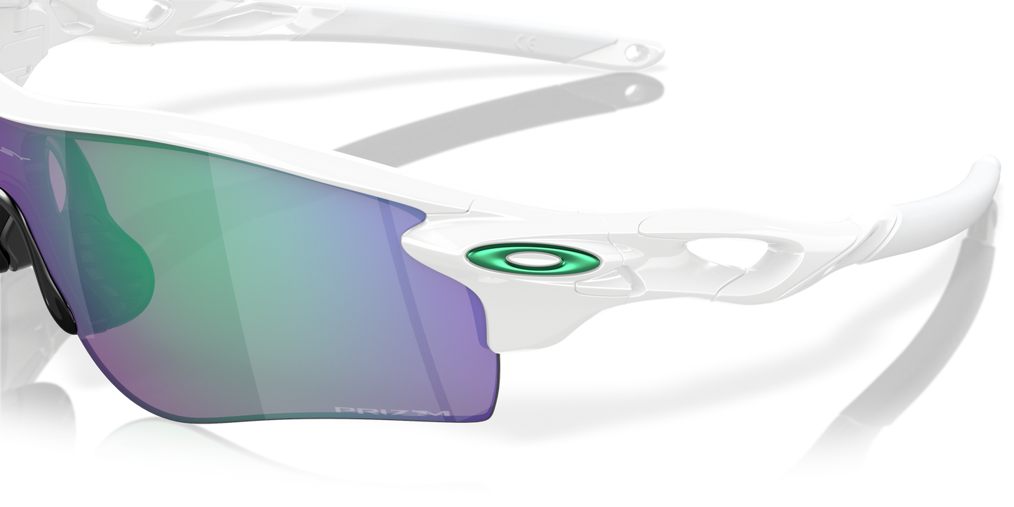 [Prizm Jade Lenses, Polished White Frame]