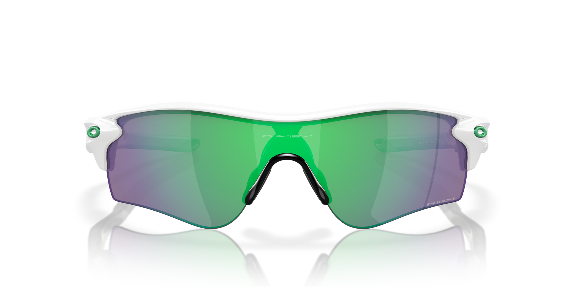 [Prizm Jade Lenses, Polished White Frame]