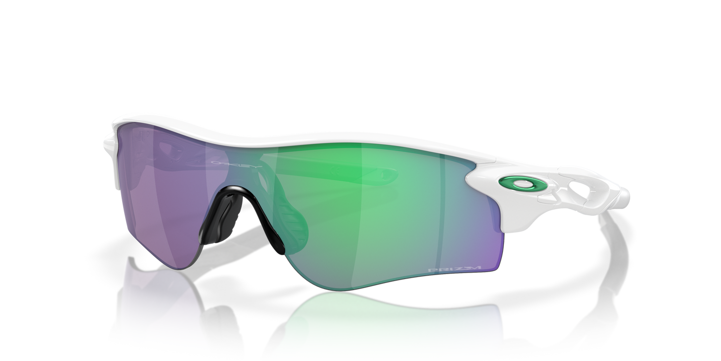 [Prizm Jade Lenses, Polished White Frame]