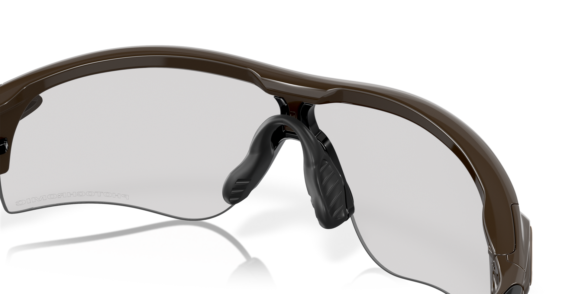 [Clear To Black Iridium Photochromic Lenses, Olive Frame]