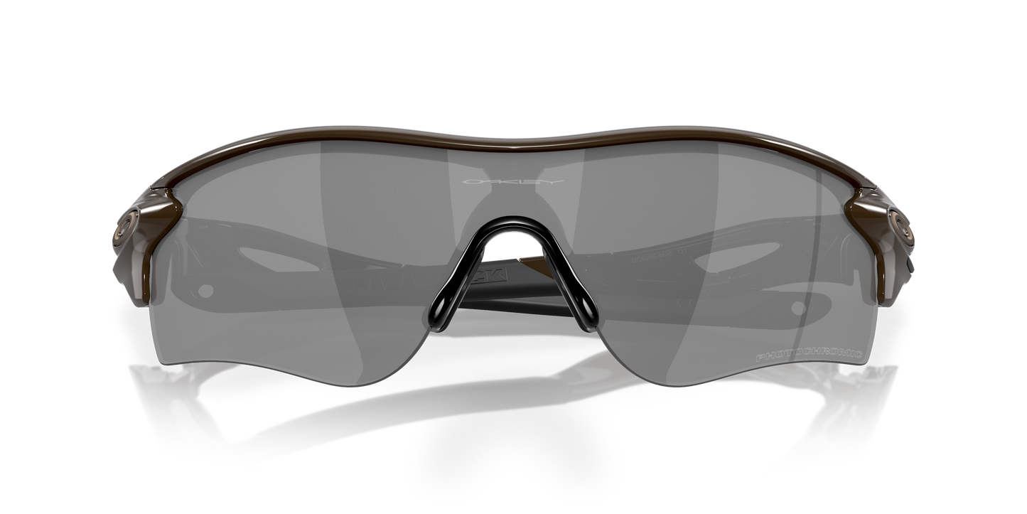 [Clear To Black Iridium Photochromic Lenses, Olive Frame]