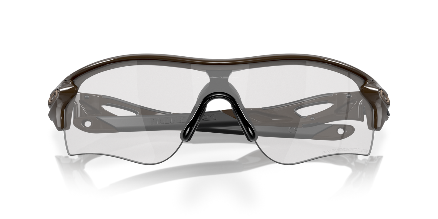 [Clear To Black Iridium Photochromic Lenses, Olive Frame]