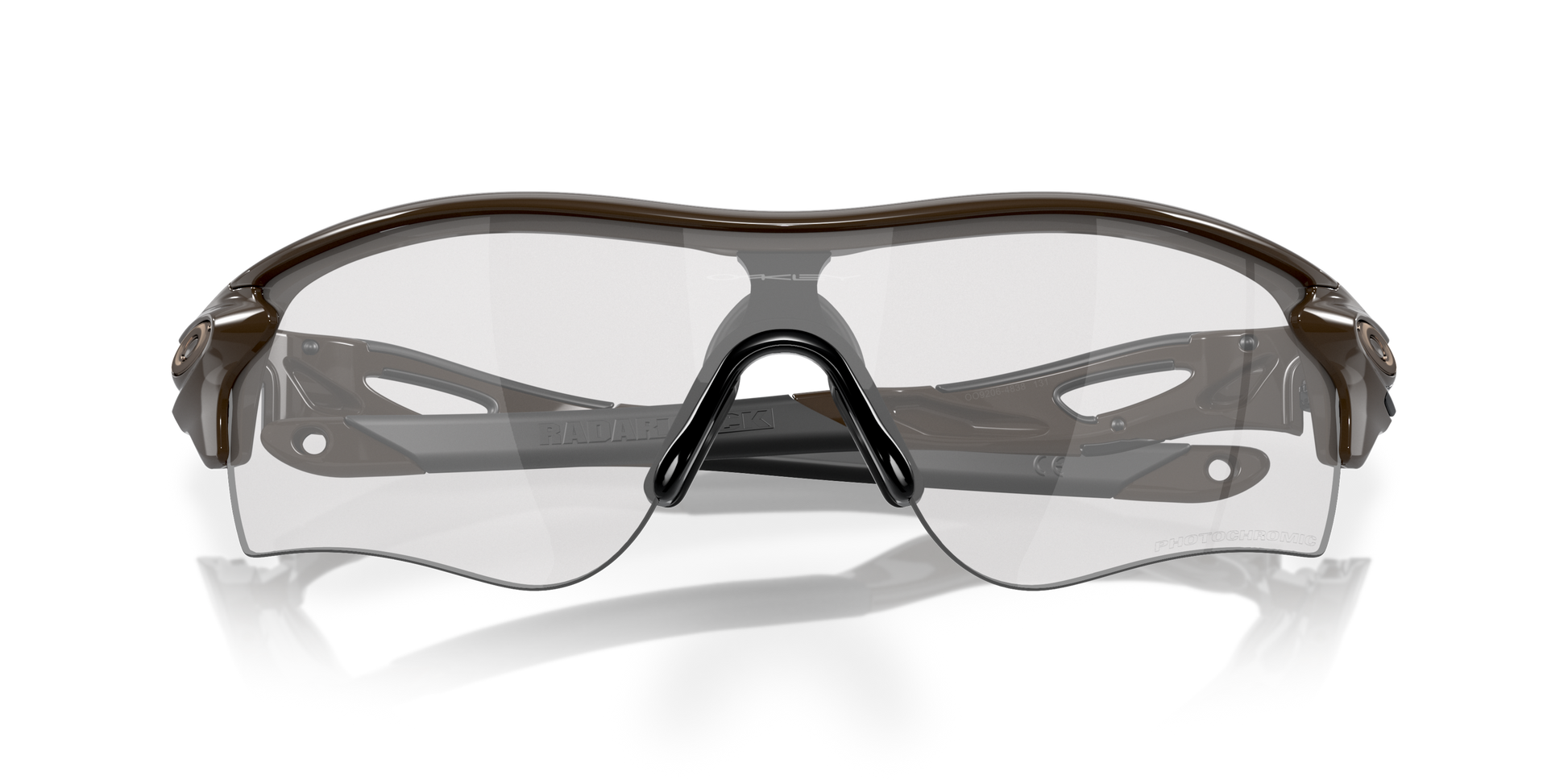 [Clear To Black Iridium Photochromic Lenses, Olive Frame]