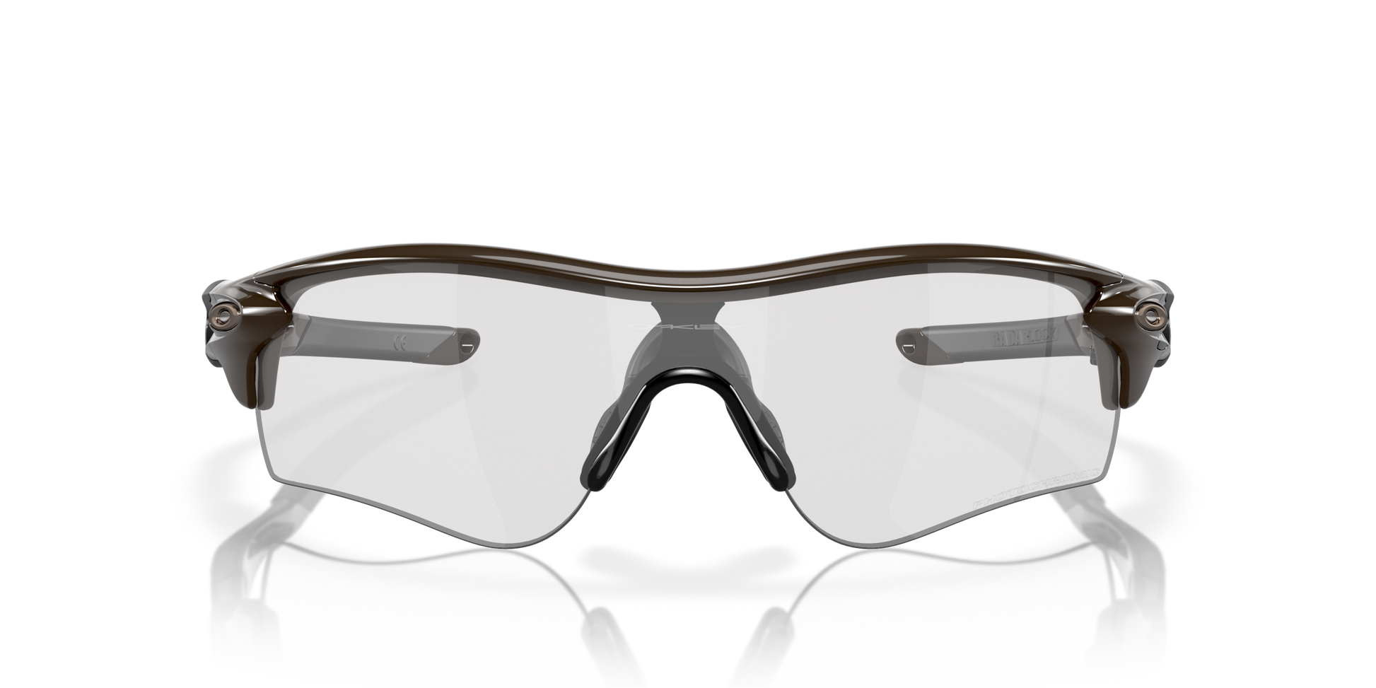 [Clear To Black Iridium Photochromic Lenses, Olive Frame]