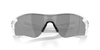 [Clear To Black Iridium Photochromic Lenses, White Out Frame]