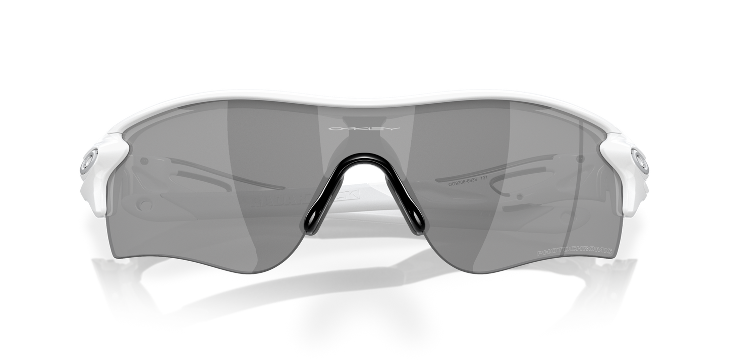 [Clear To Black Iridium Photochromic Lenses, White Out Frame]