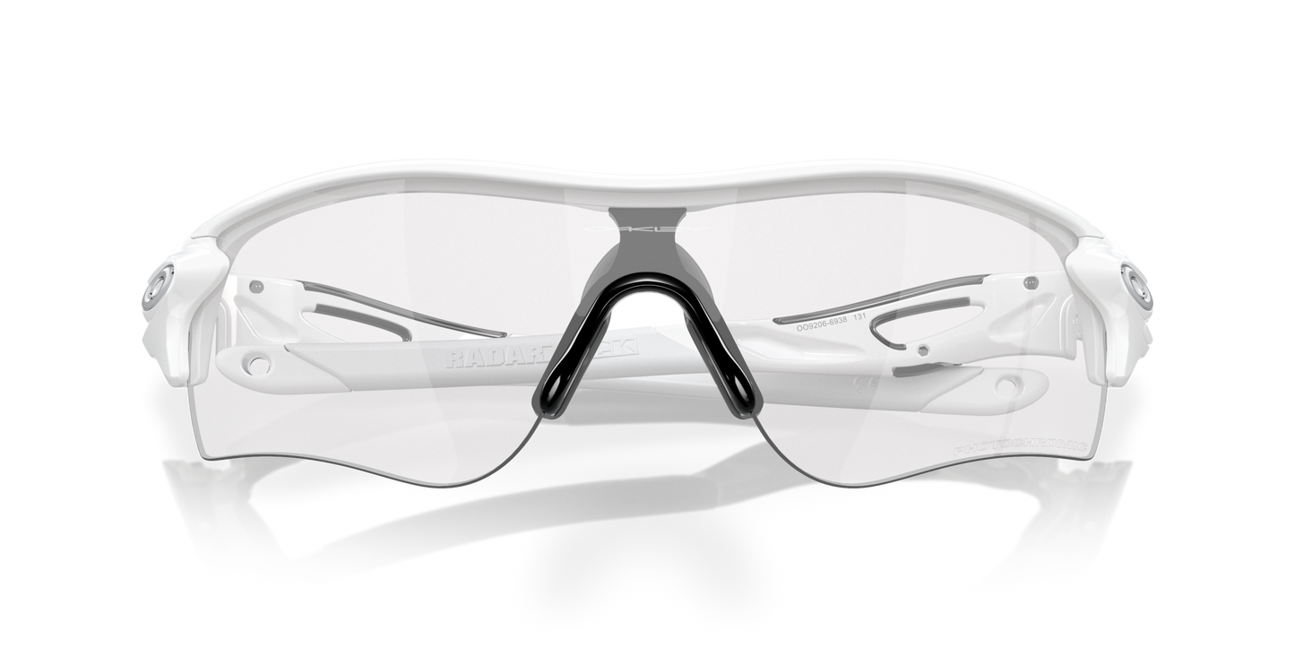 [Clear To Black Iridium Photochromic Lenses, White Out Frame]